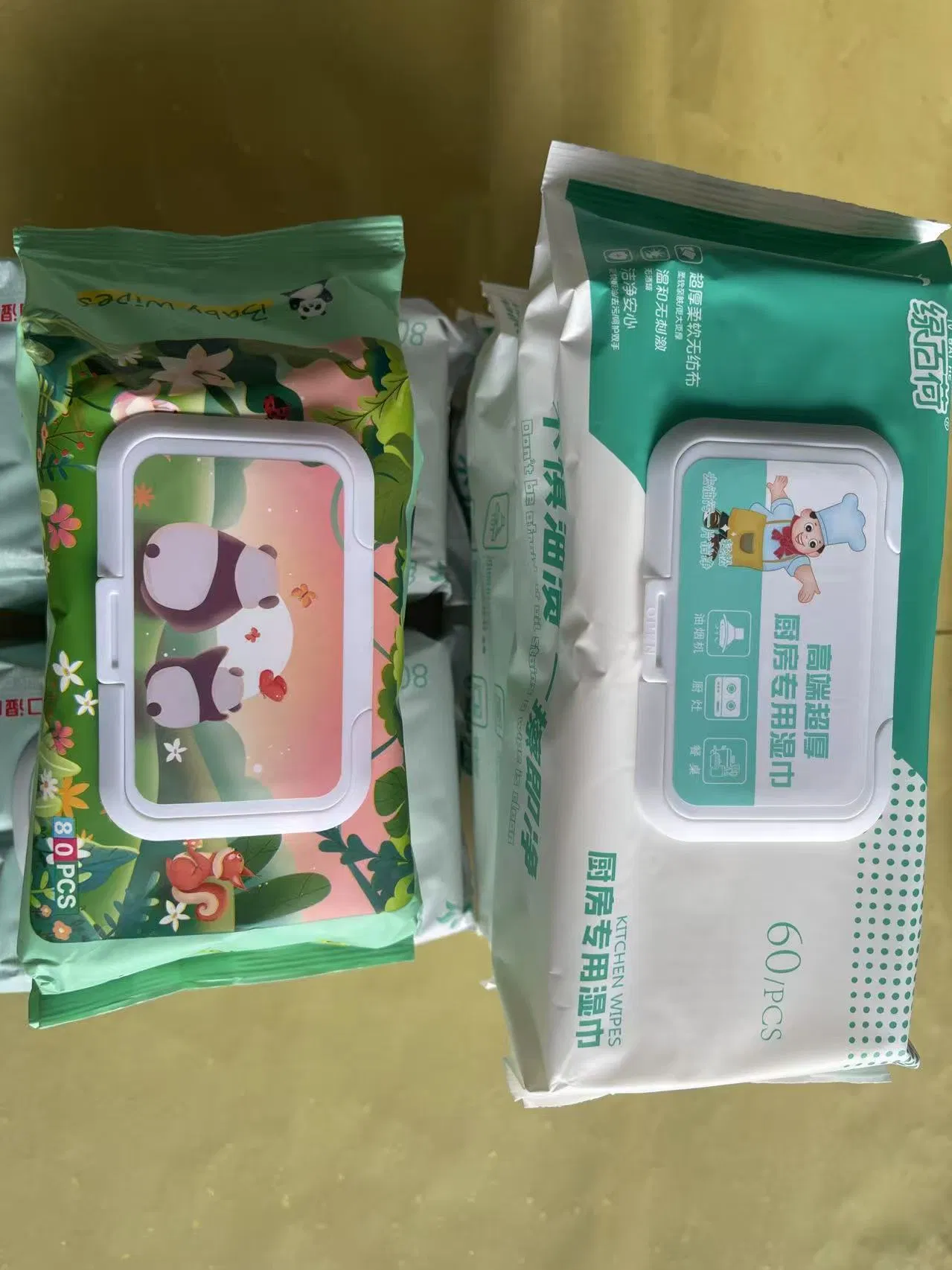 All-Natural Powerful Household Wet Tissues for Tough Stains and Messes Cleaning Quick