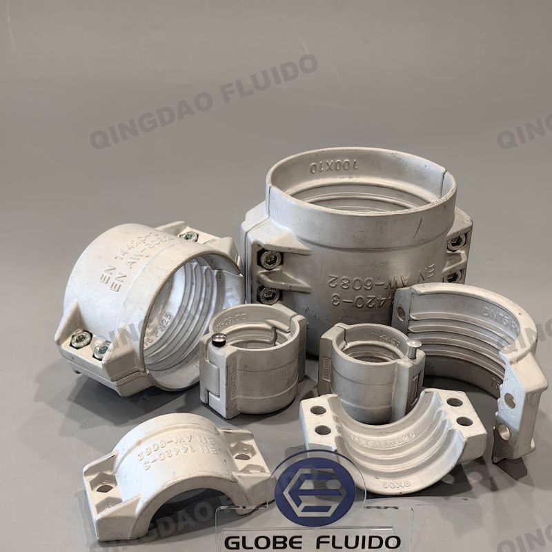 Camlock Coupling Connection with Smooth Hose Shank and Collar for Safety Clamp