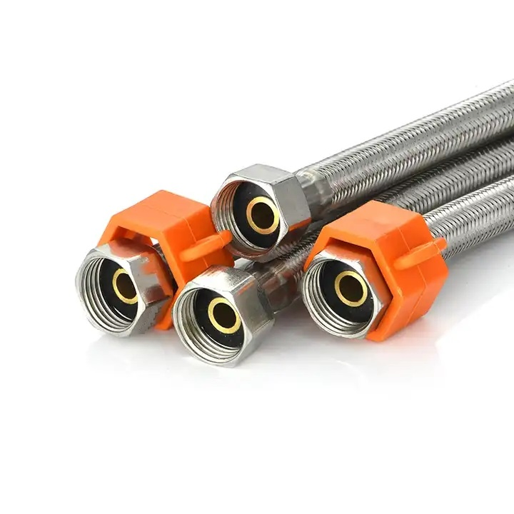 Stainless Steel Basin Water Heater Connector Flexible Braided Plumbing Hose