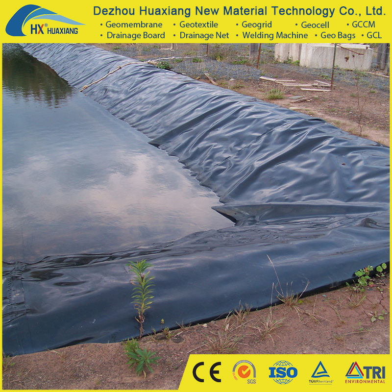 Factory Price Dam Fish Farm Tank Pond Liner HDPE Geomembrane