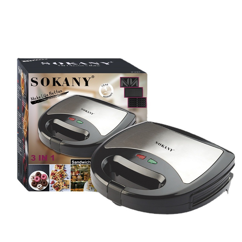 Sandwichmaker 3 in One Sandwich Maker 3-in-1 Sandwich Maker Toaster Sandwich Maker Grilled Sandwich Maker Wholesale Price