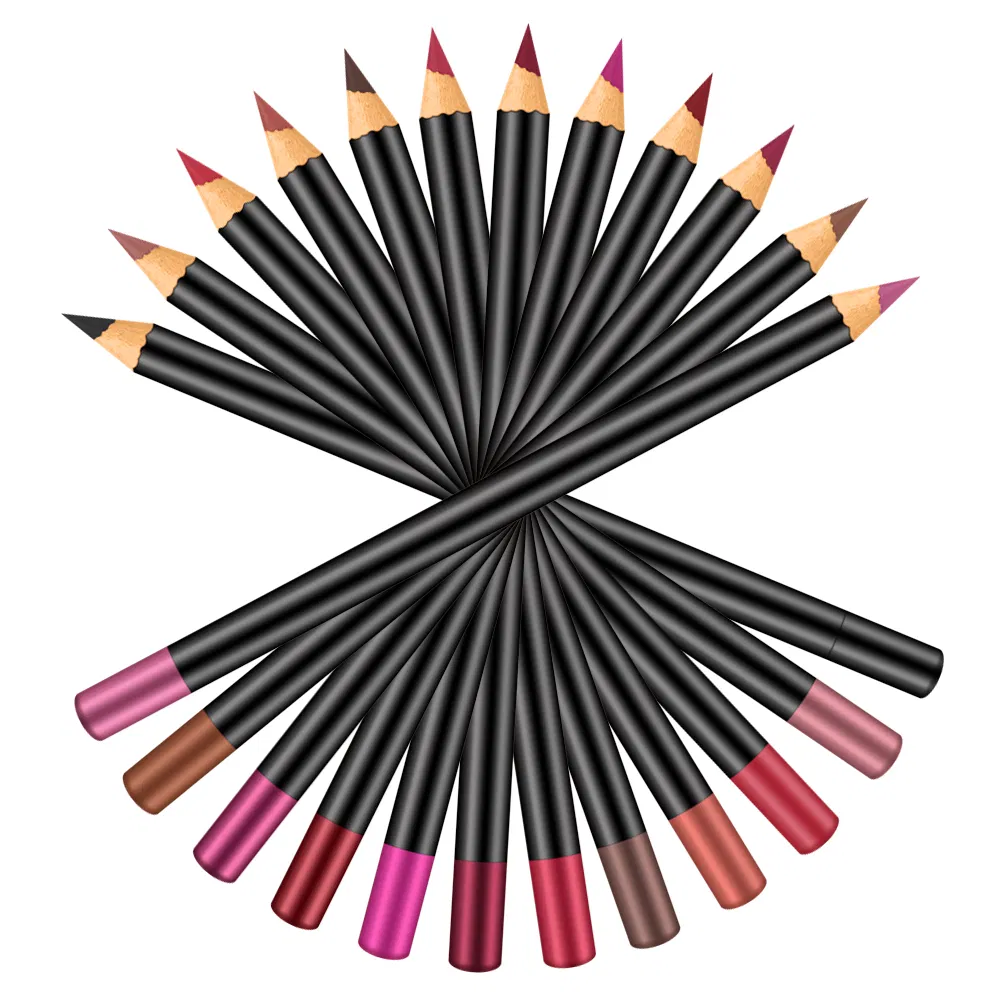 Private Label Cruelty Free Lipliner Pencil Matte Waterproof Long Lasting Lipliner