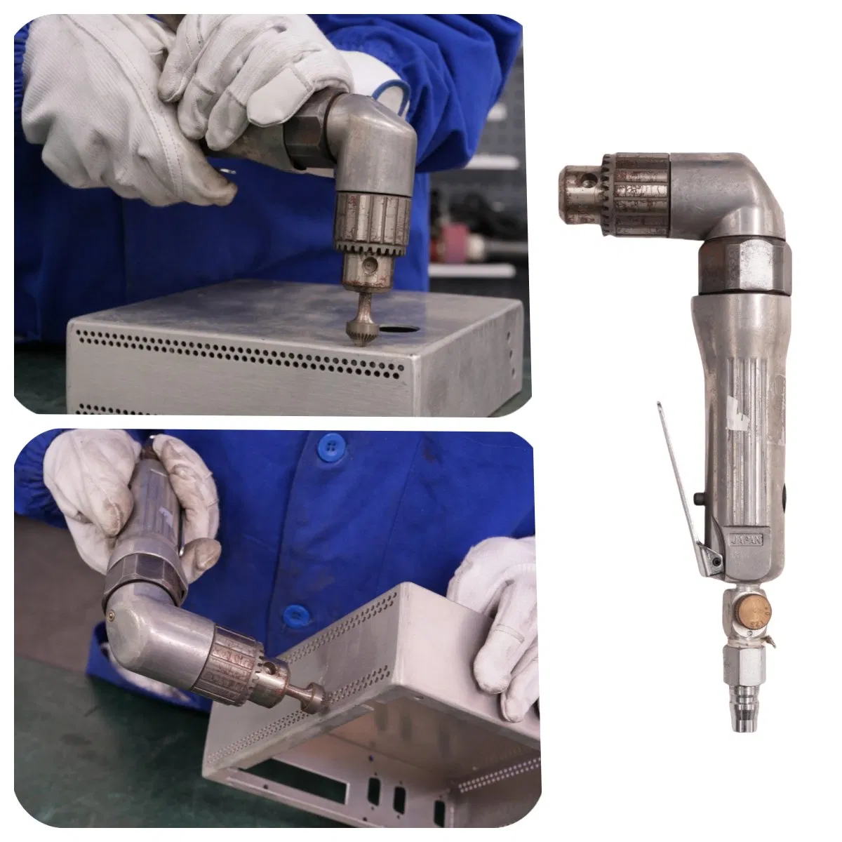 Пневматическая дрель Free Speed 2400 об/мин для металла