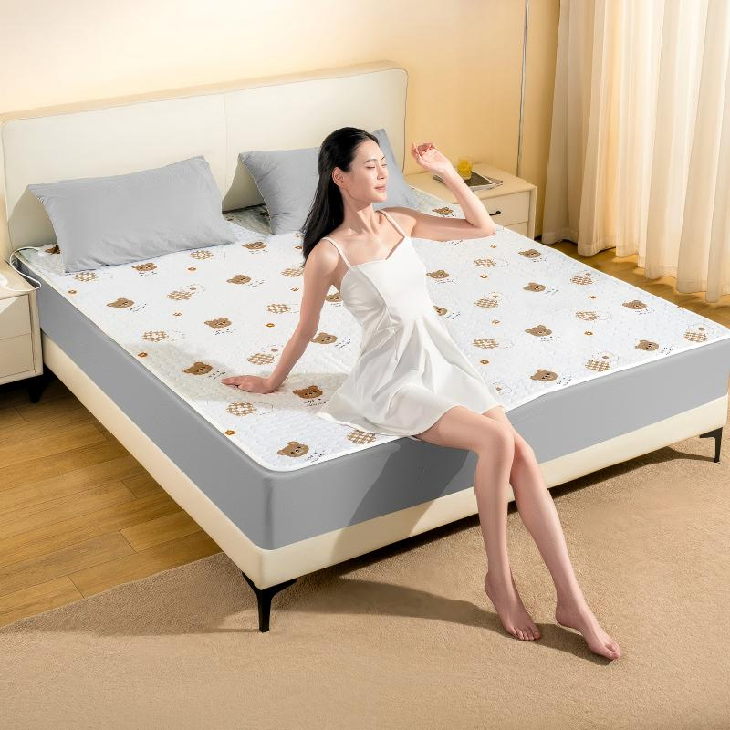 1688 Factory Direct Fleece Heated Blanket, Queen Size Electric Throw Blanket Energy Saving
