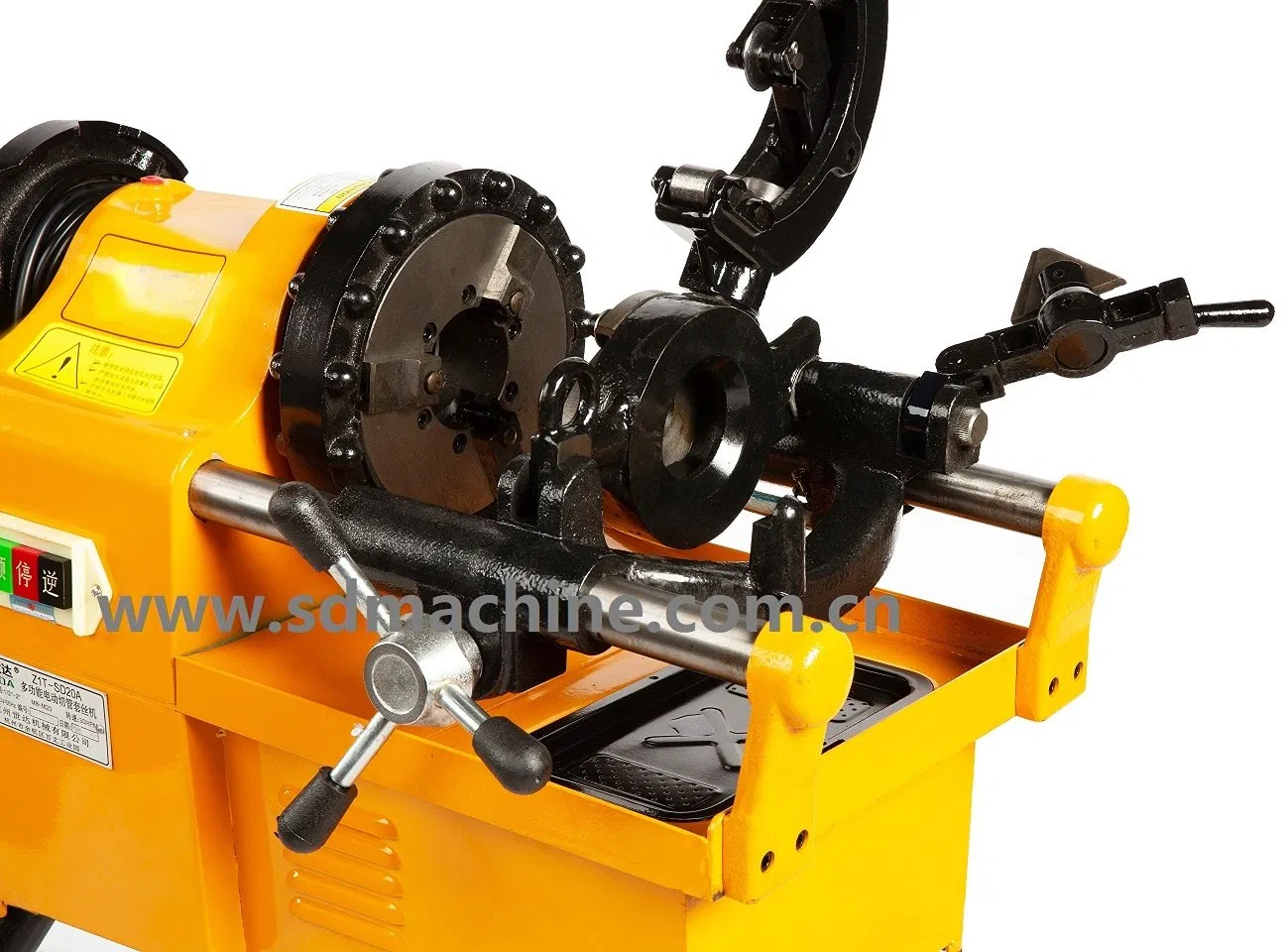 Multi-Function Electric Pipe Threader With Round Die For Threading Bolts