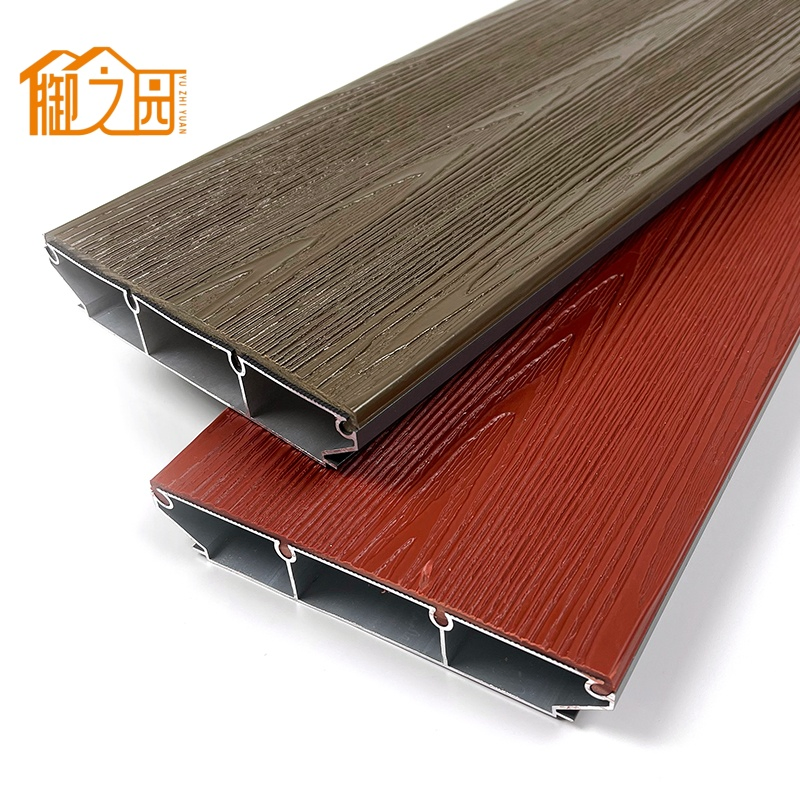 Weatherproof Deck WPC Floor Board Outdoor Tiles Aluminum Decking