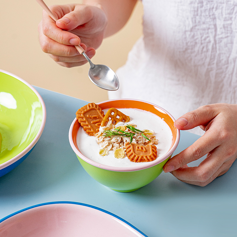 Wholesale Price Custom Plate Set Stoneware China Dinner Set Porcelain Ceramic Dinnerware Sets