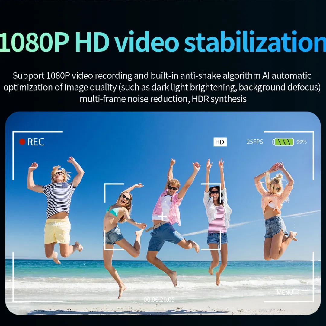 Audio Call Ai Photo Recognition Voice Recording Wearable Headset Smart Glasses with Shooting Camera