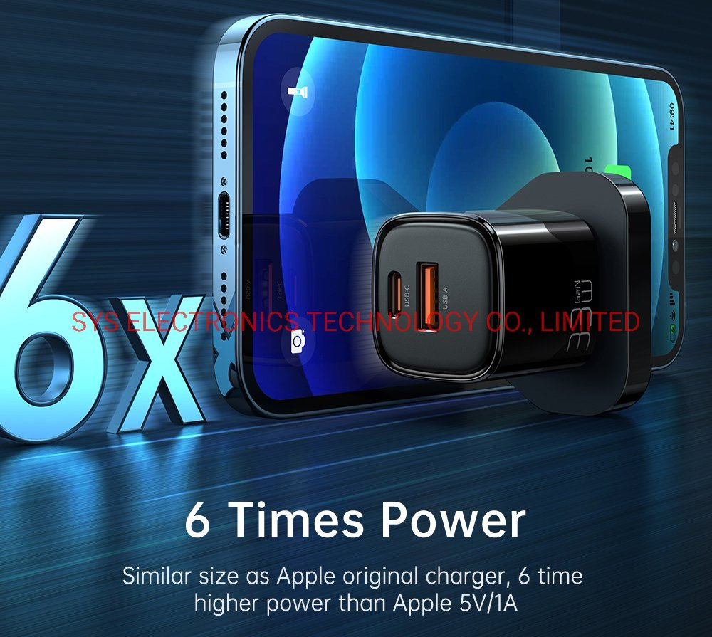 Сетевой адаптер PD 33W Super Fast для iPhone, Huawei, Xiaomi