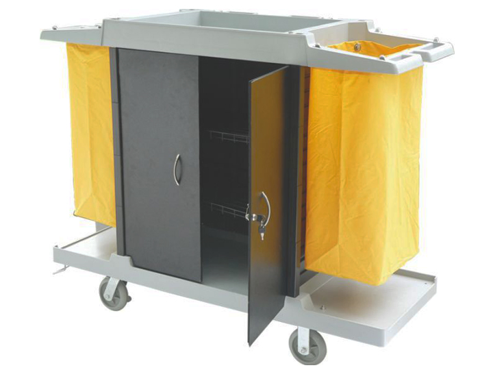 Whoesale Guest Room Service Cart with Door-Practical Hotel Tool