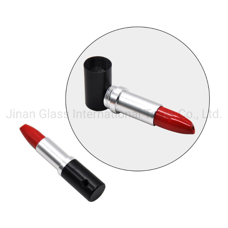 Lipstick Shaped Metal Pipe Lipstick Pipe Smoking Pipe Water Pipe