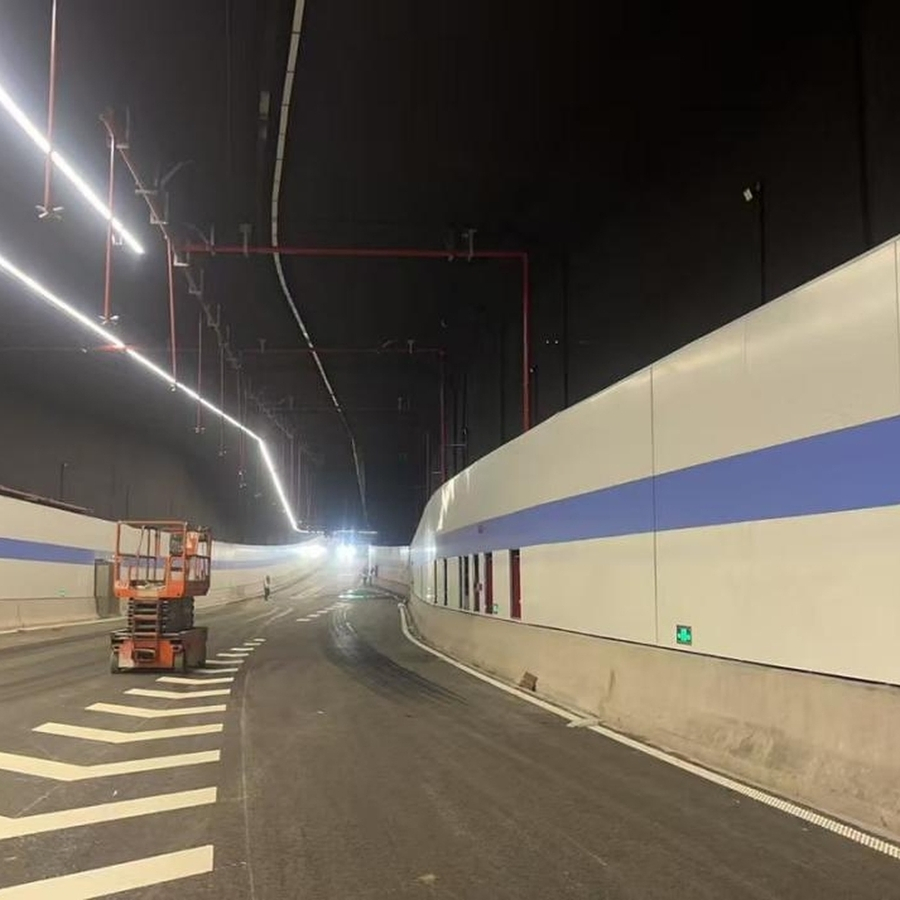 High Quality Tunnel Wall Cladding Fiber Cement Decorative Panels for Airport