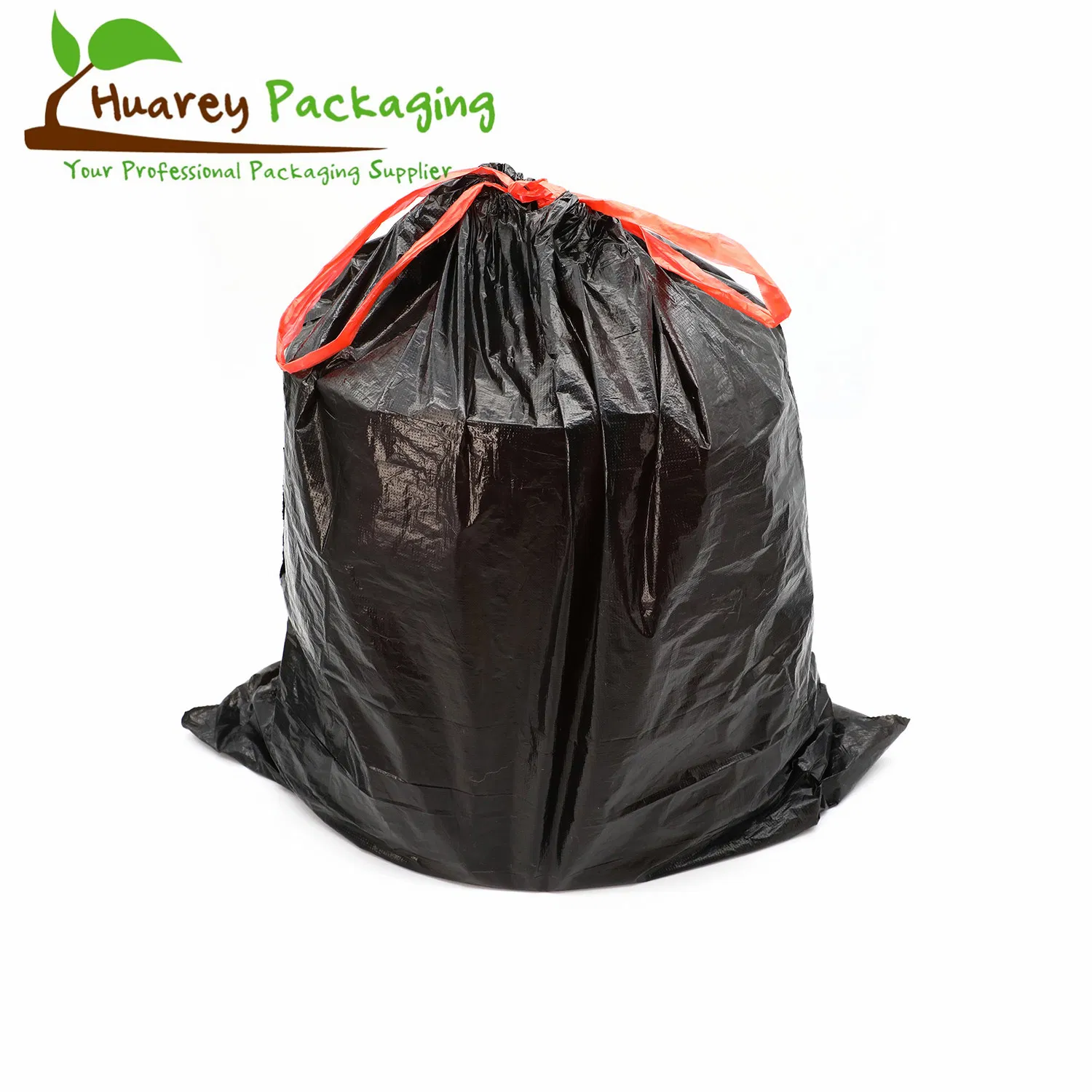 Plastic Kinchen Bin Liner Printing Drawstring Garbage Bag Trash Bag Roll