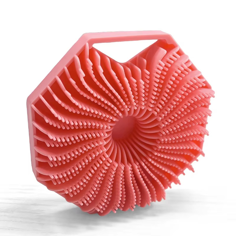 Silicone Body Scrubber Exfoliating Body Scrubber Silicone Body Brush Silicone Loofah for Shower