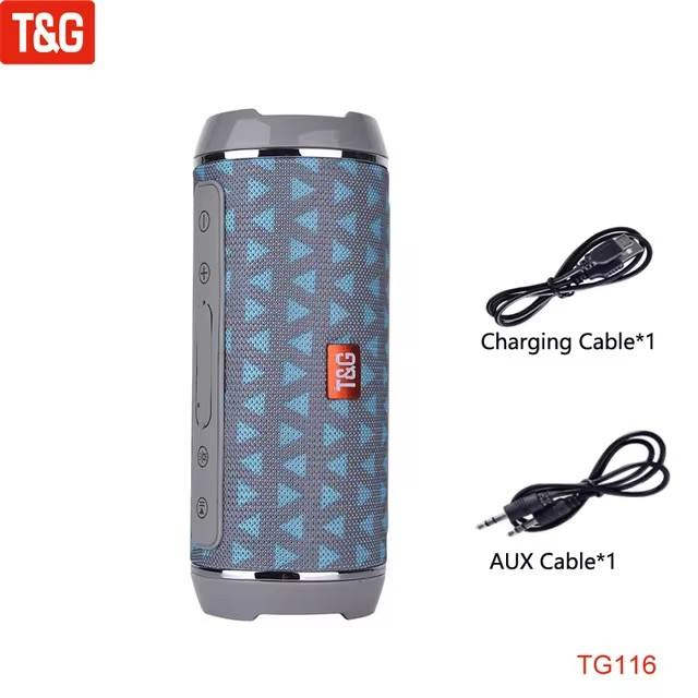 Портативная колонка T&G TG116 с Bluetooth