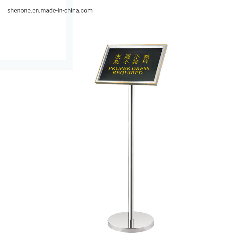 Shenone Wholesale Hotel Lobby Information Display Hotel Indicator Acrylic Sign Stand