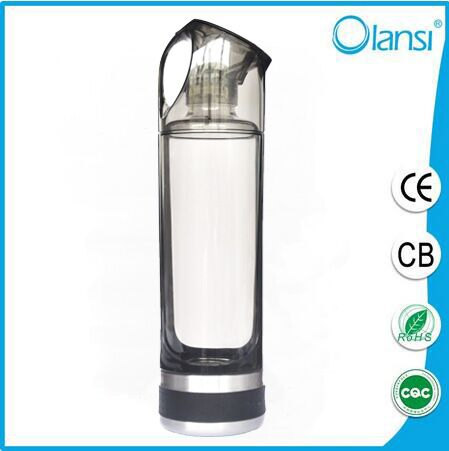500ml H2 O2 Separate Hydrogen Water Bottle, Korea Spe Hydrogen Water Maker Free of Ozone and Residual Chlorine, Ion Exchange Membrane Hydrogen Water Generator