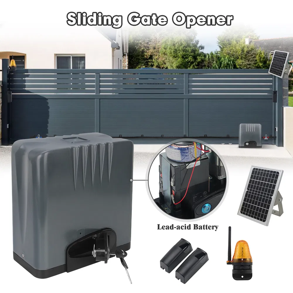 Easy Installation B024 1000kg Battery Sliding Gate Motor