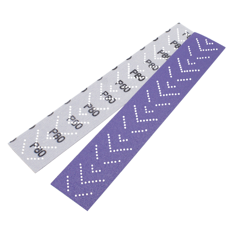 Абразивный лист для авторемонта 70x400 мм, мультидырчатый