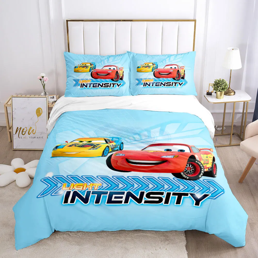 3D Microfiber Children's Duvet Cover Cartoon Mcdull Pixar Car Printing Bedding