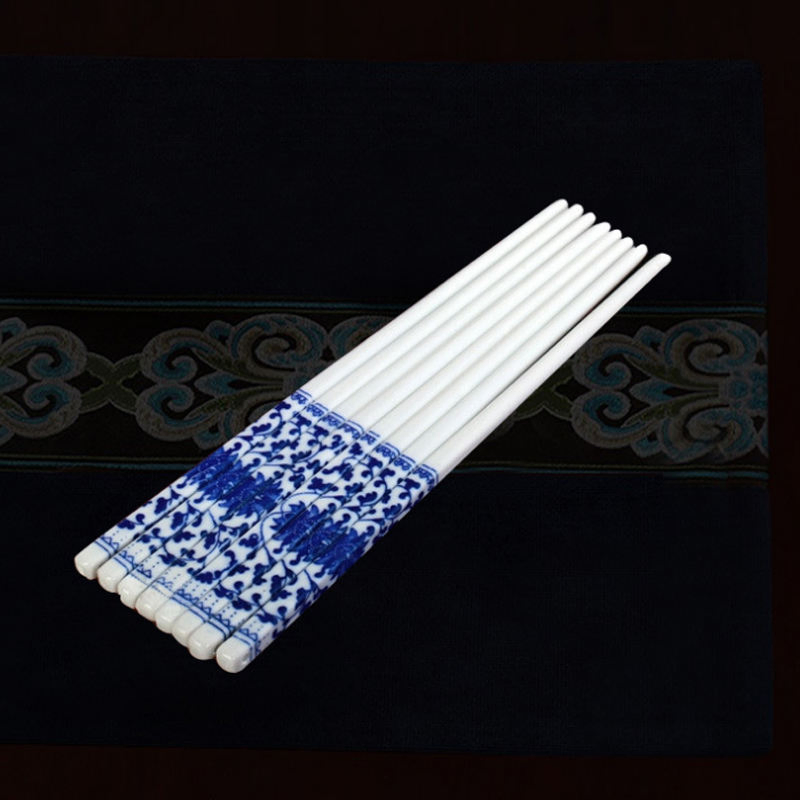 Exquisite Luxury Ceramic Chopsticks Gift Set for Collectors