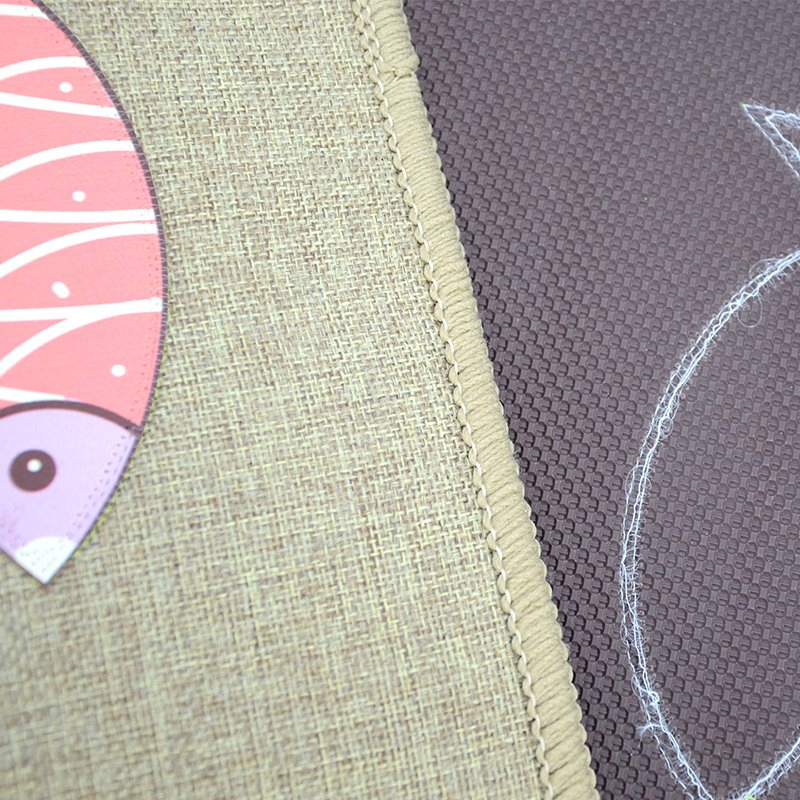 Premium Non-Slip Linen Fabric Mat for Ultimate Indoor Comfort