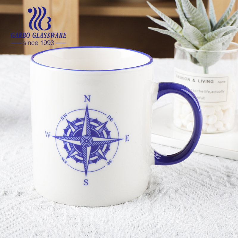 Full Decal Mix Print Ceramic Water Drinking Mug A Grade Ceramics Juice Mugs Set Porcelain Cup