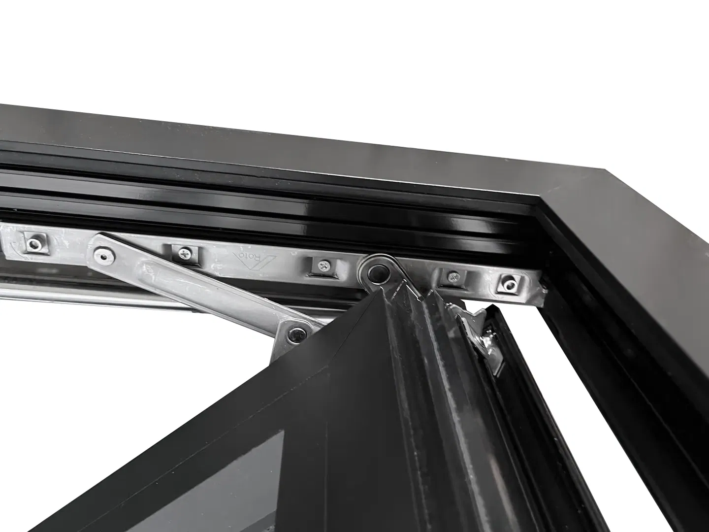 Penjoy Germany Hardware Thermo Break Aluminum Windows Customized Double Glazed Casement Window