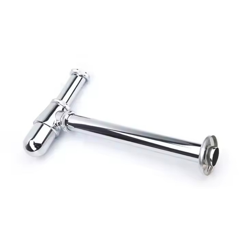 Bottle Siphon for Wash Basin Bathroom Round Brass Main Trap Body