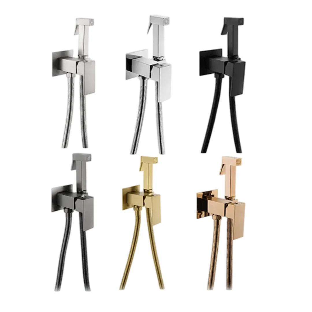 Смеситель для биде черный однорычажный