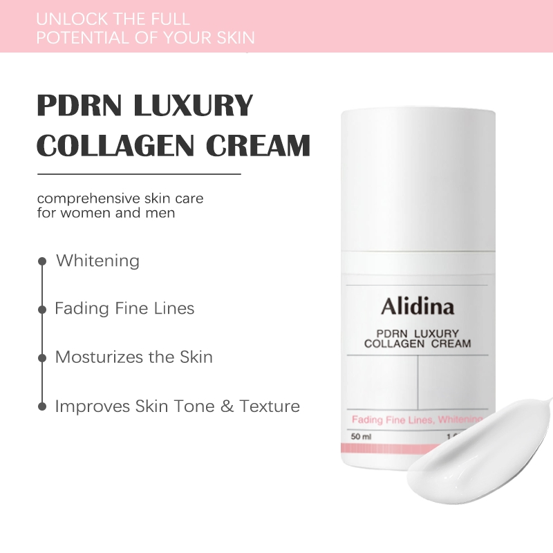 Pdrn Luxury Collagen Cream Pore Tightening Collagen Cream Shrink Pores Fading Fine Lines Salmon Pdrn Collagen Face Cream