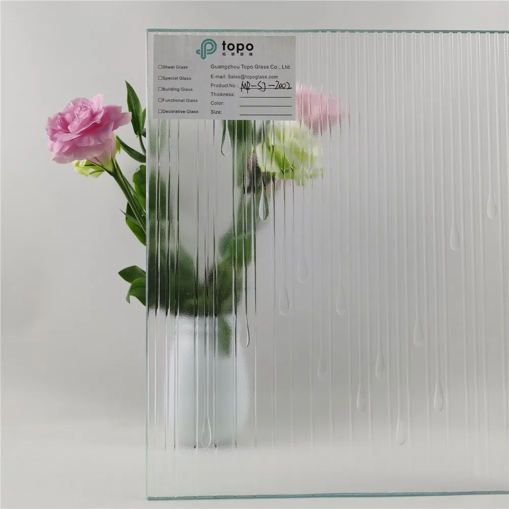 6mm/8mm/10mm/12mm15mm/19mm Stylish and Beautiful Fusedpattern Glass for Bathroom Decoration Glass (MR-SJ-2002)