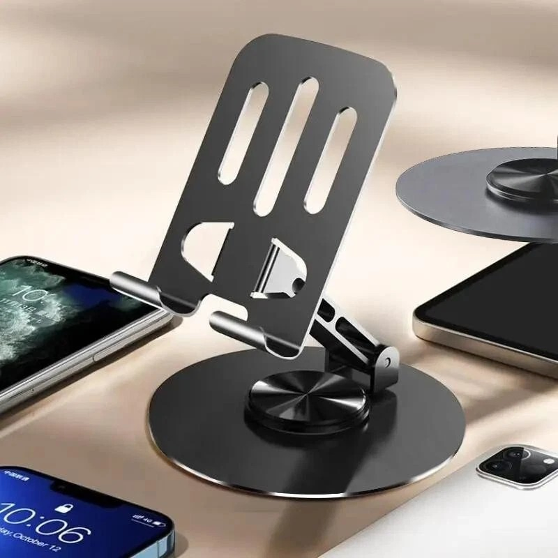 Universal Metal Phone and Tablet Stand 360° Rotating Android iPad iPhone