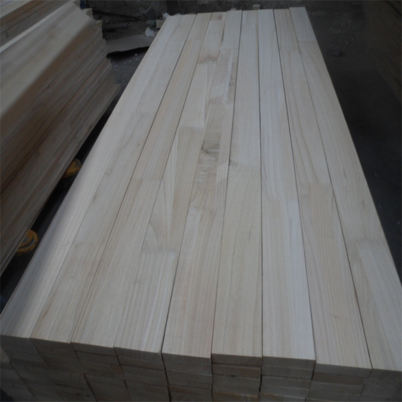 Paulownia Edge Glued Finger Joint Panels for Coffin Bottom