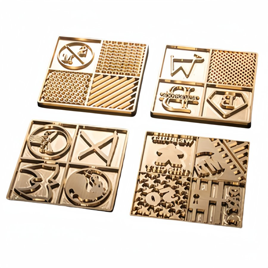 Ice Seal Stamp Customized Logo Copper Brass Ice Cube Pattern Seal for Wine Drink Ice Carving Seal for Bar