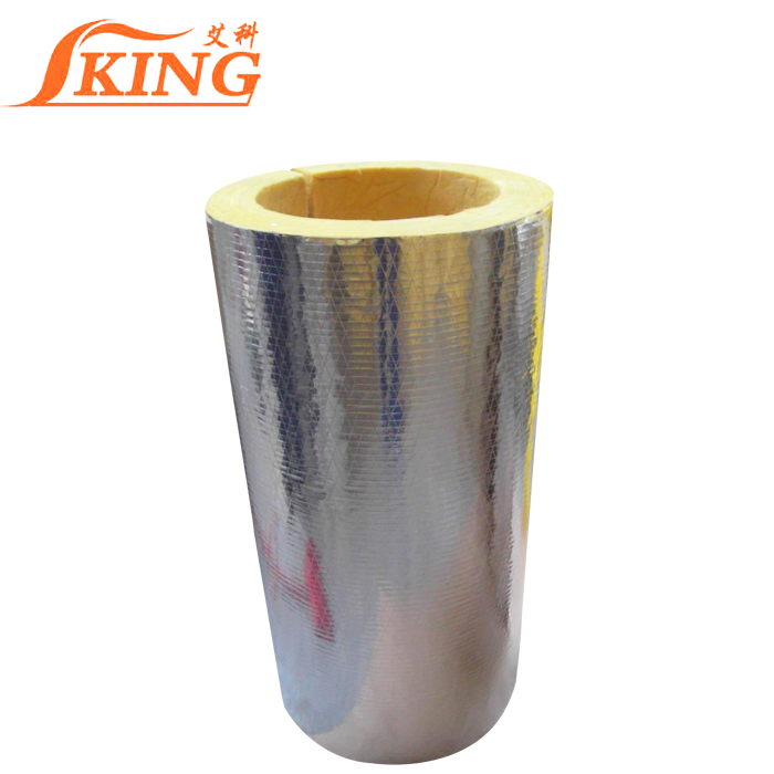 Isoking Fireproof Excellent Galss Wool Insulated Steam Insulation Tube