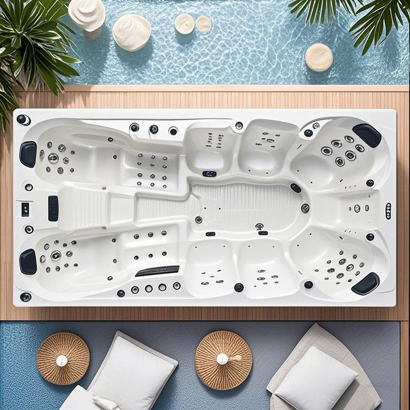 Best Offer Portable Massage Hot Tub SPA 10 Person Swim SPA with Large Seats for Villa Use