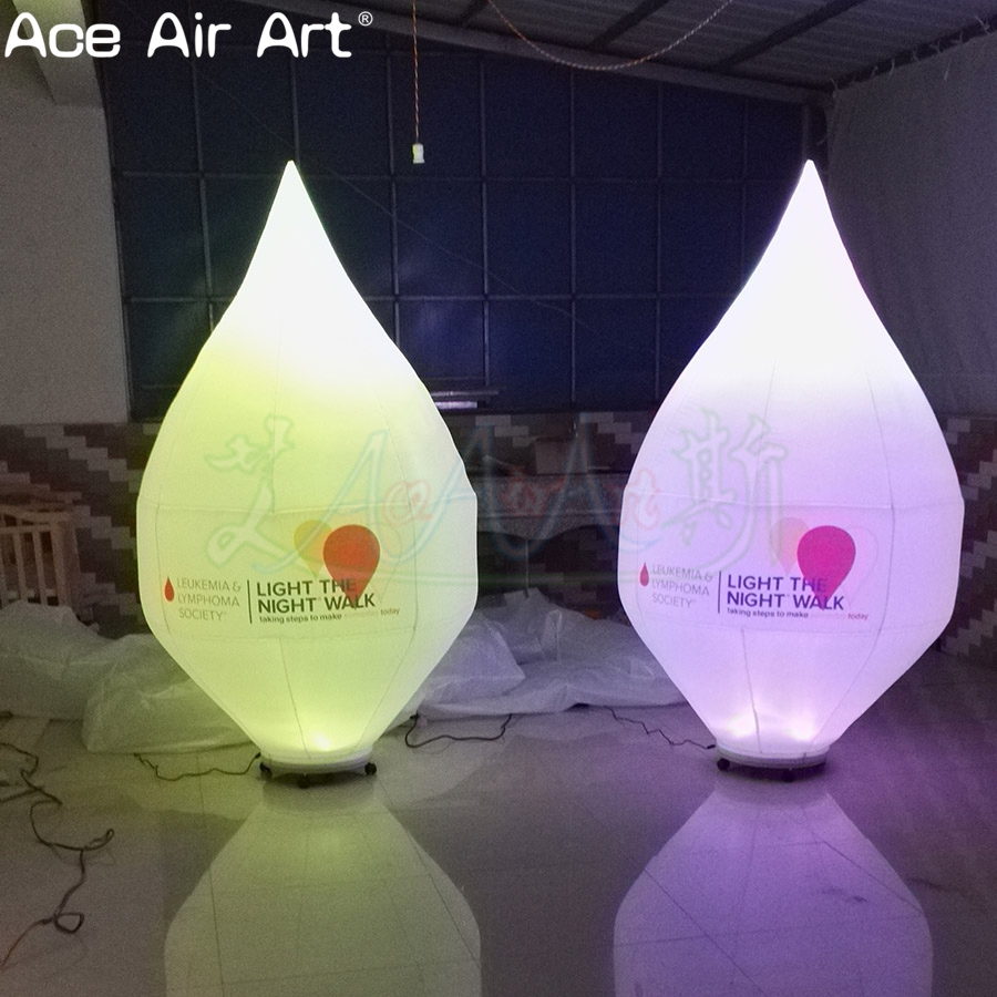 Custom Inflatable Water Droplet Model for Advertising/Event Entrance Decoration