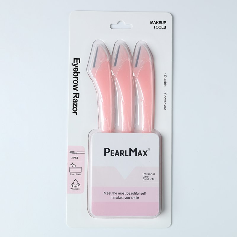 Pearlmax Hot Sale Plastic Touchup Facial Eyebrow Razor Shaver