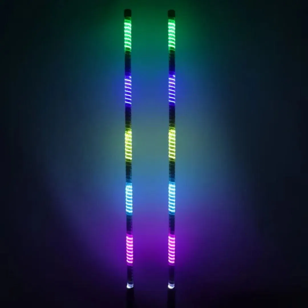 RGB Remote Control Whip Light with COB LED for UTV