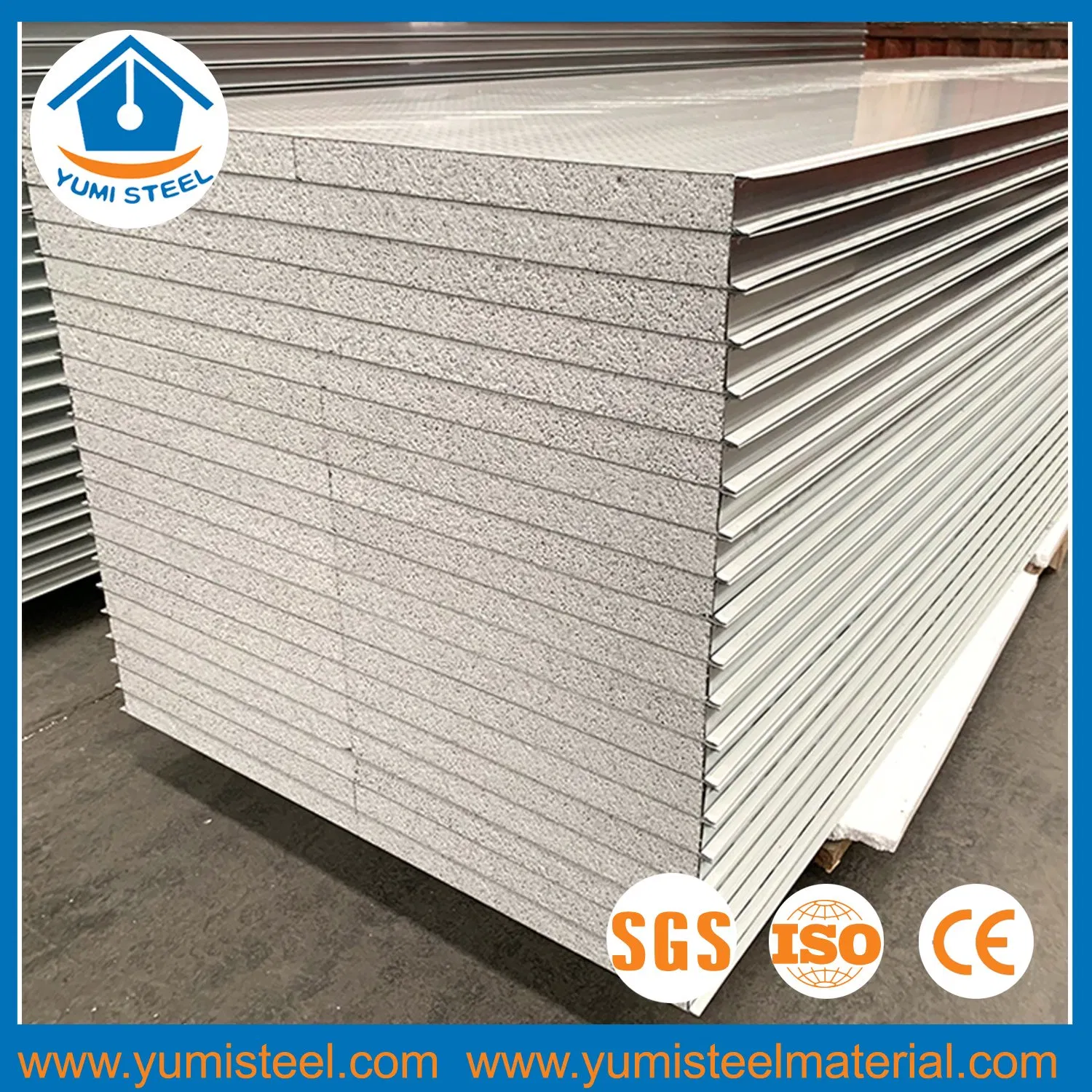 EPS Sandwich Panel Fireproof Heat& Thermal Insulation for Wall/Roof