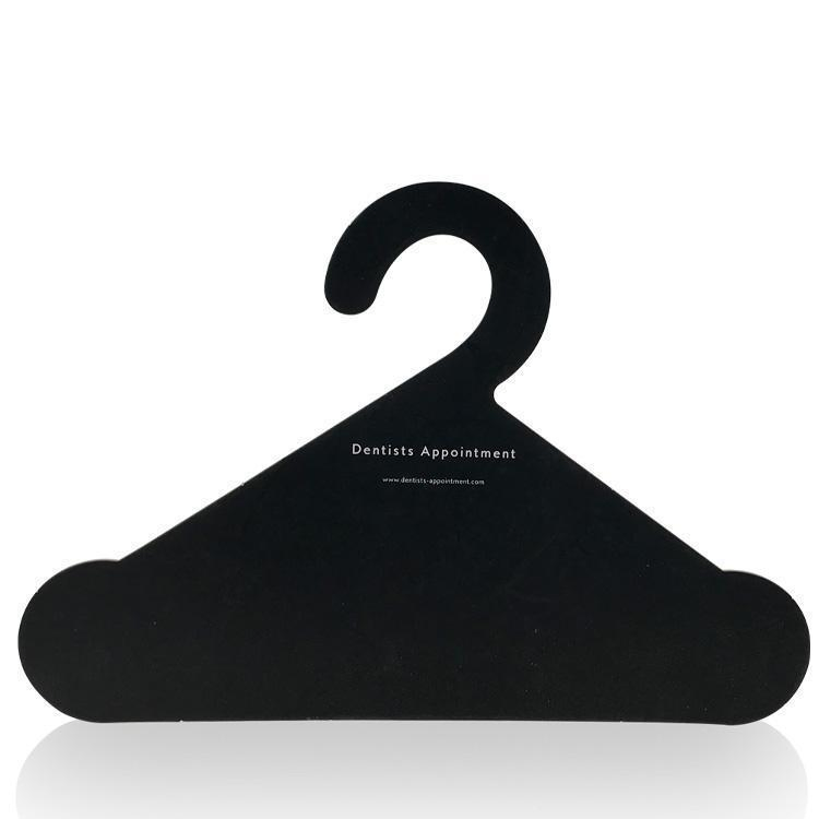 Custom Paper Cardboard Kids Clothes Hanger Newborn Clothes Display Hangers Baby Clothing Organizer