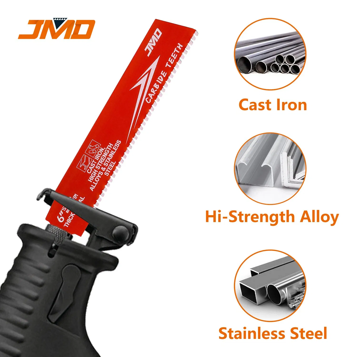 6 Inch 152mm 8t Carbide Reciprocating Saw Blade for Thick Metal