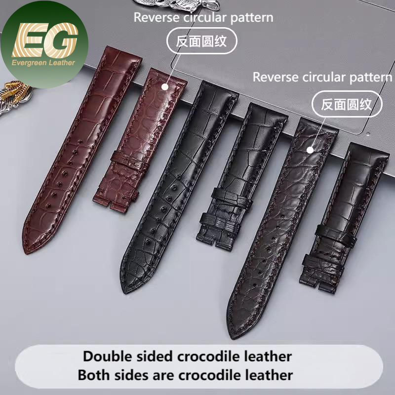 RC111 Designer Men Luxury Brand Smart Apple Watch Straps Women's Real Alligator Genuine Leather Luxury Strap