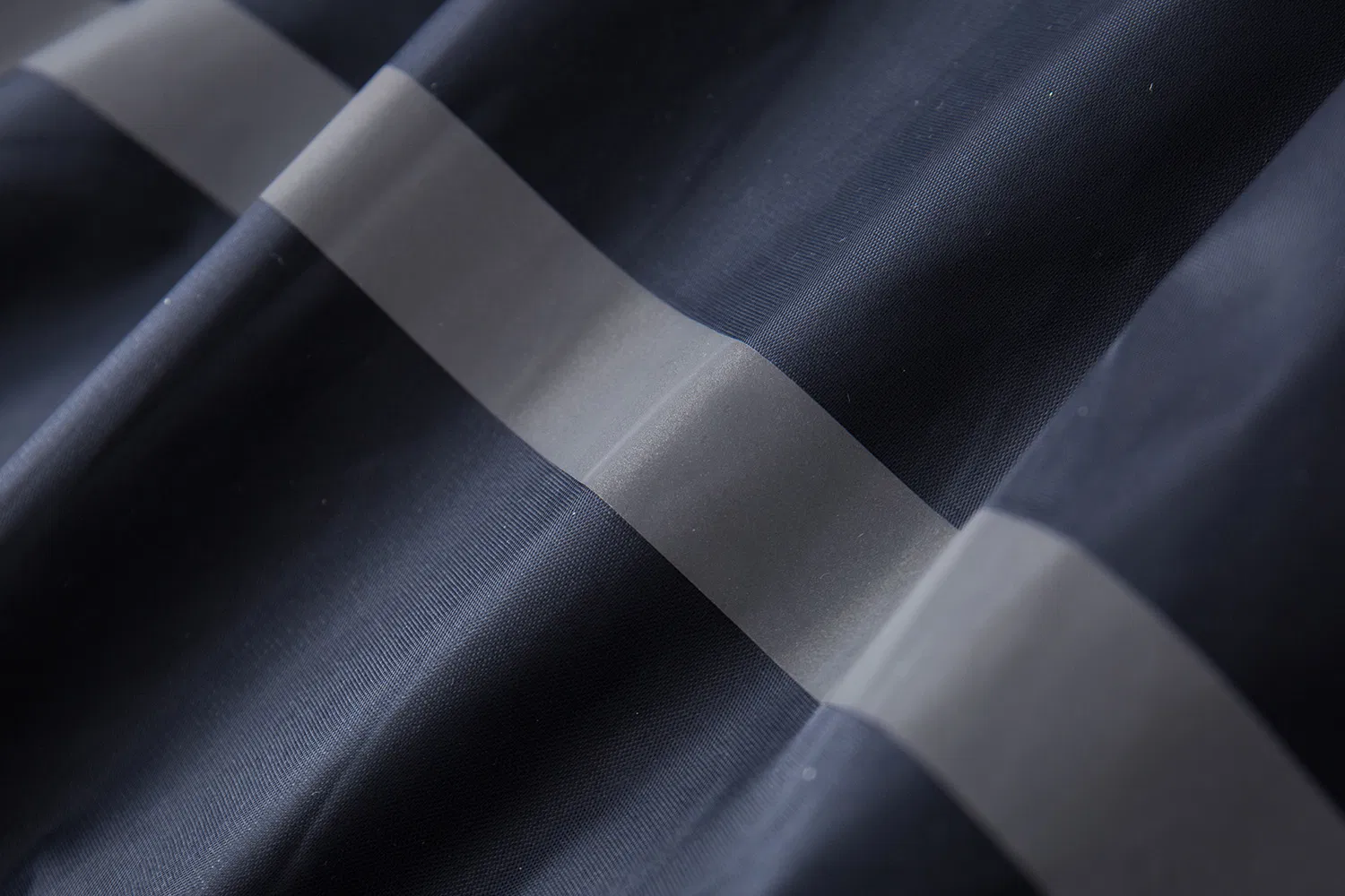 Rubberized Hooded Adjustable Safety Polyester Raincoat Reflective Safety Jacket Safety Product