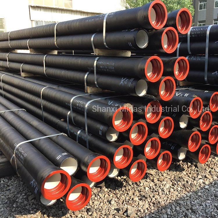 ISO 2531 Cement Lined Ductile Iron Pipe K9 100mm