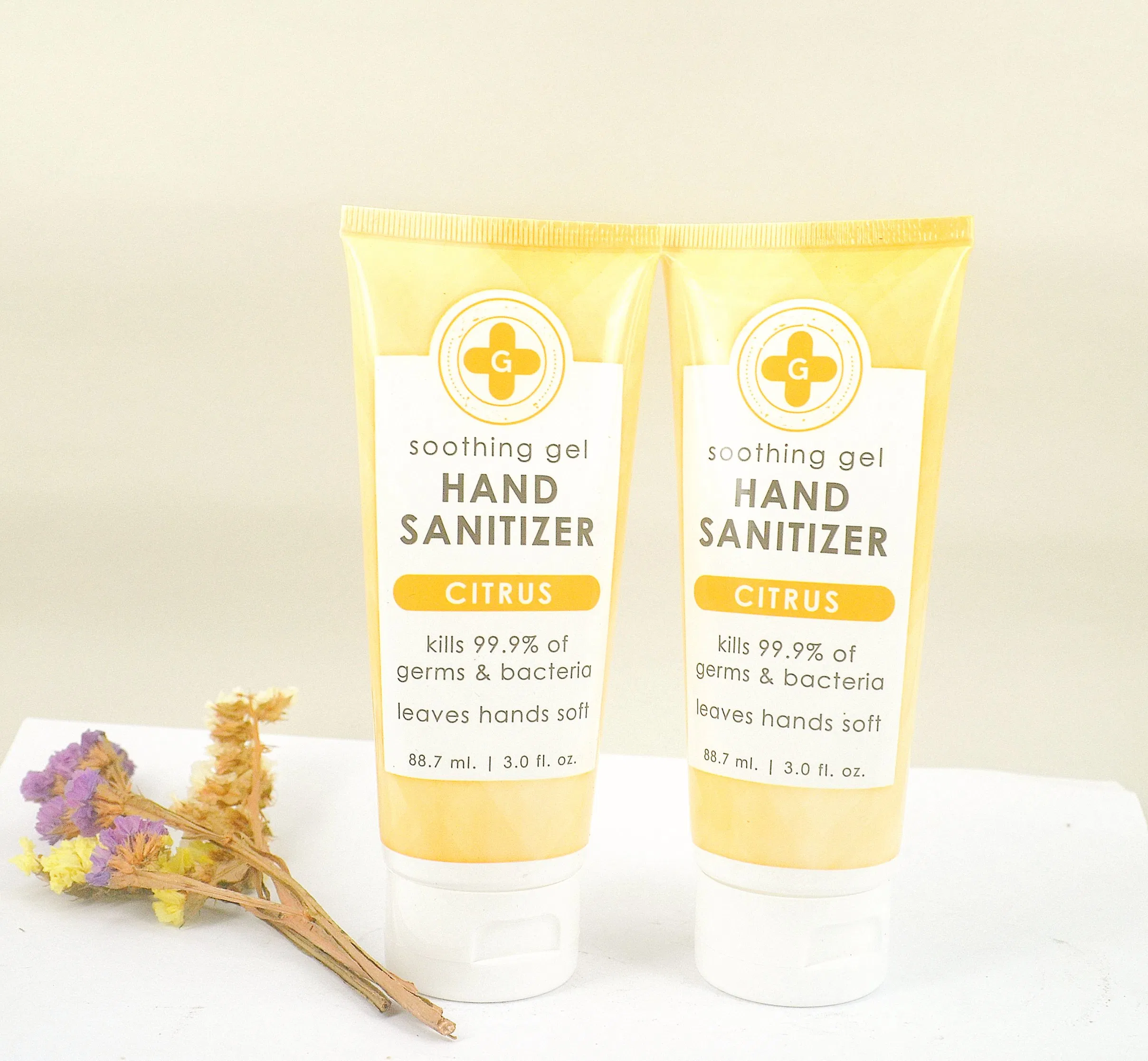 3.0FL. Oz Soothing Hand Sanitizer Gel Scent Free Ce Certification