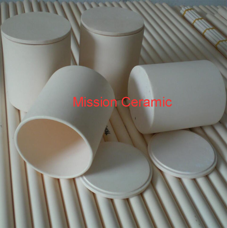 Тигель керамический из оксида алюминия 99,7%