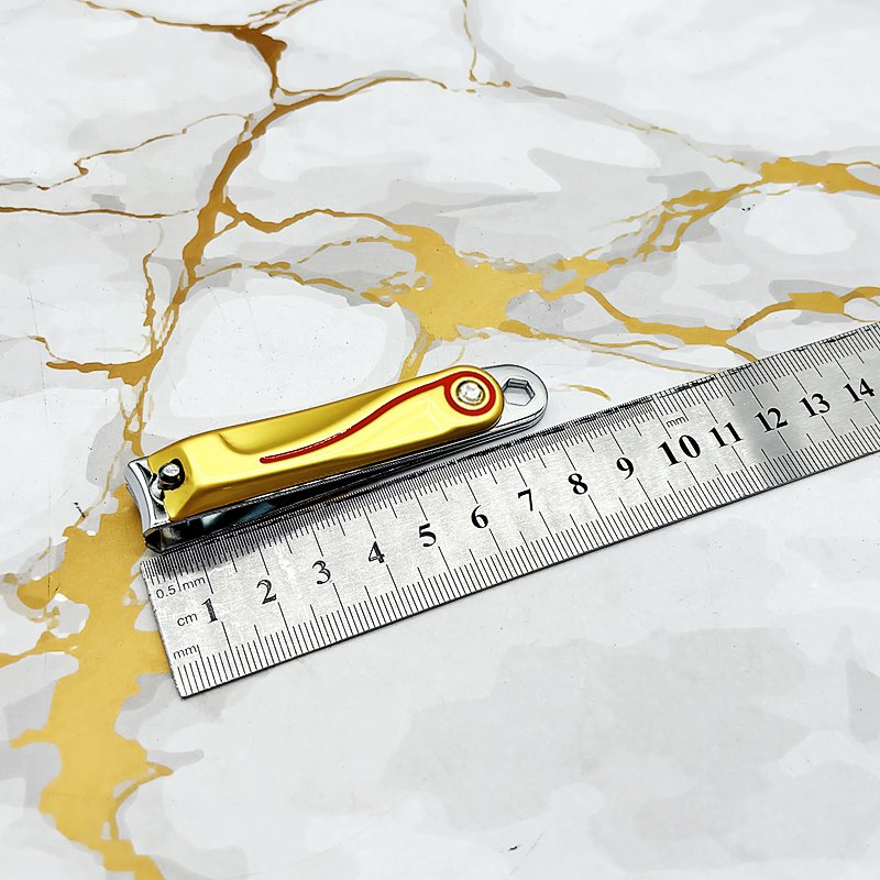 SSS 603c-4 Wholesale of High-End Golden Nail Clipper Sets From The Manufacturer, Providing Carbon Steel Nail and Manicure Tools