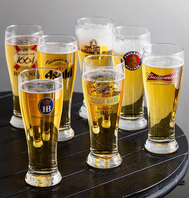 14oz Personalized Custom Logo Beer Glass Cup for Bar Party